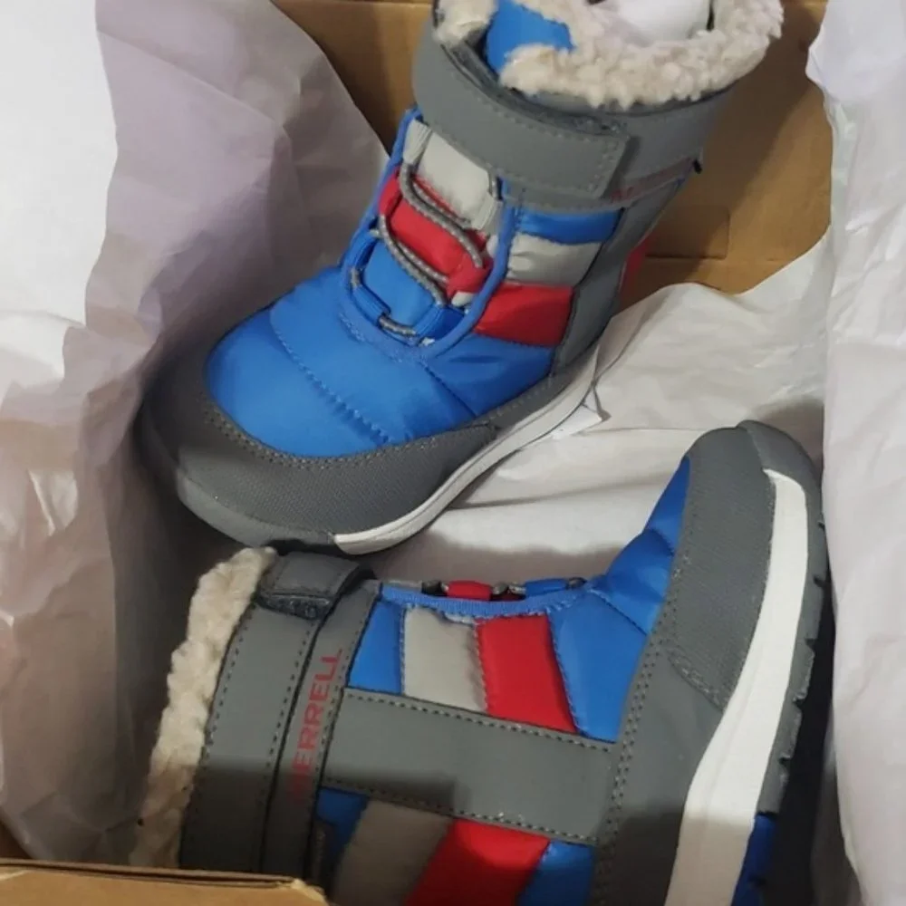 New With Box Merrell Kid's Alpine Puffer Waterproof Boot 5 Toddler